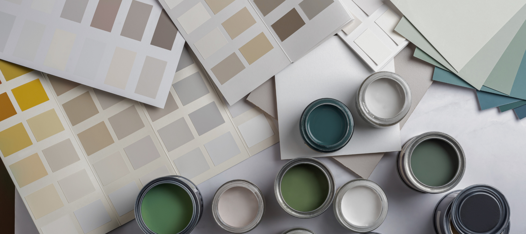 Various paint supplies